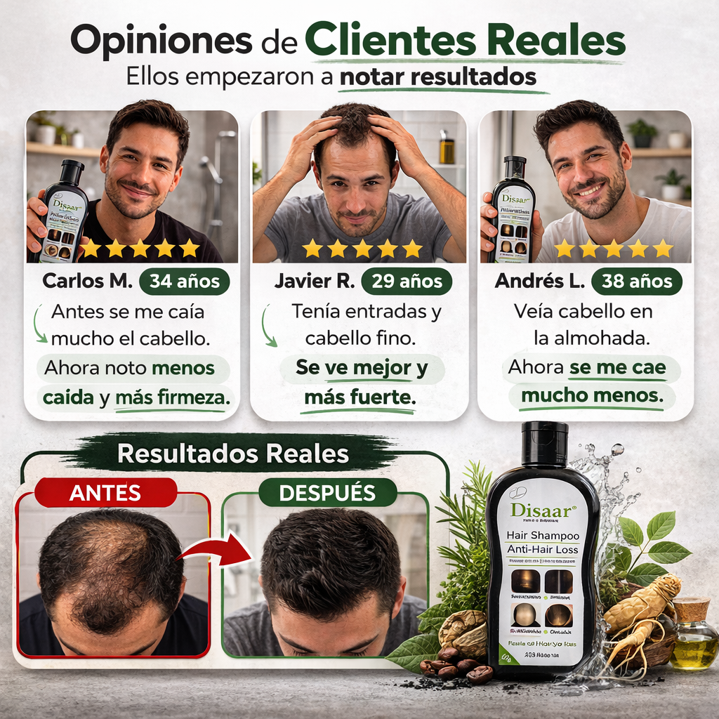 Shampoo Anticaída Disaar® Hair Care 200ml