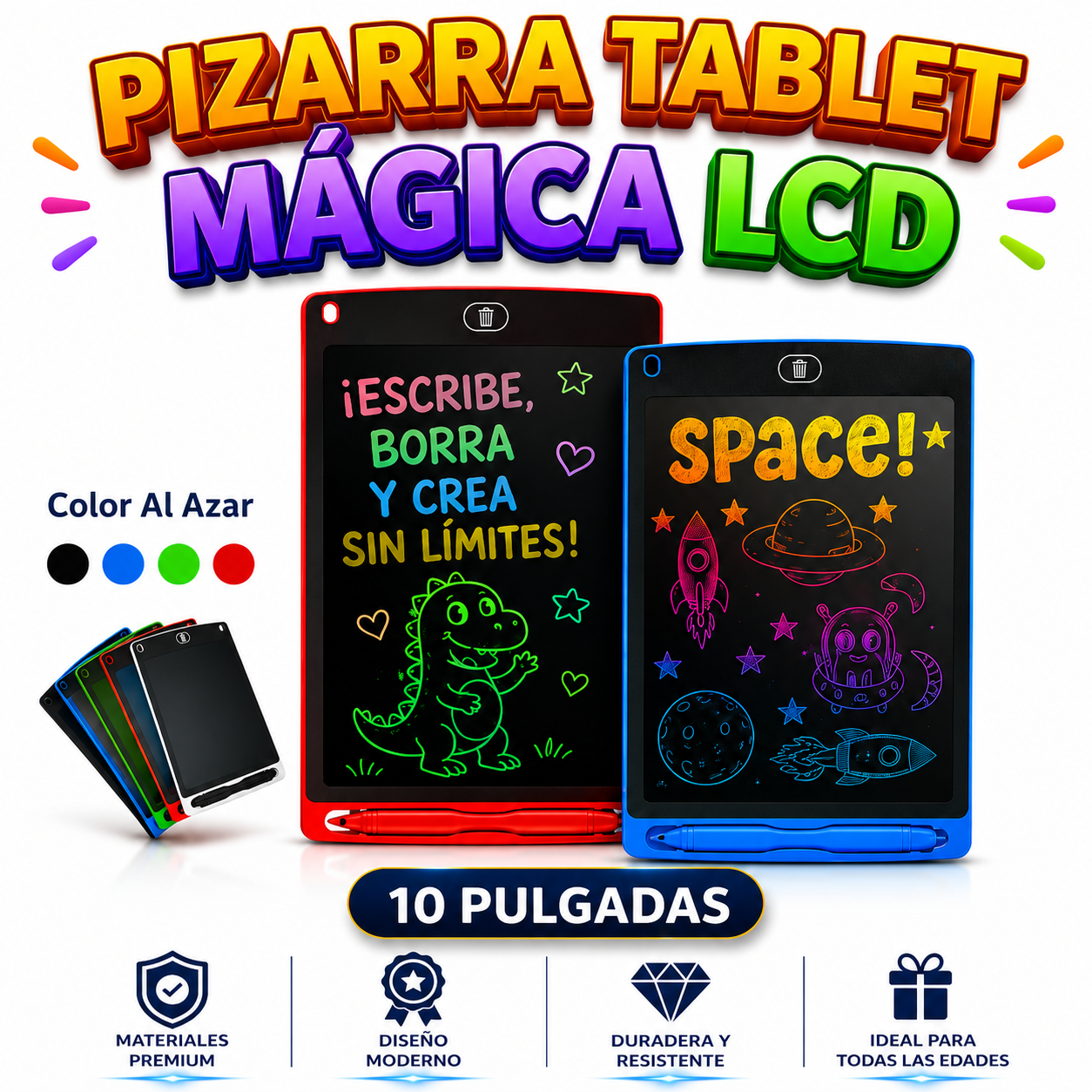 🧠✨ Pizarra Mágica LCD Reutilizable