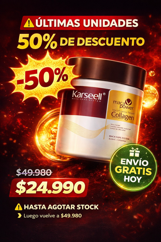 🔥 Karseell™ Tratamiento Capilar – 50% OFF SOLO POR HOY