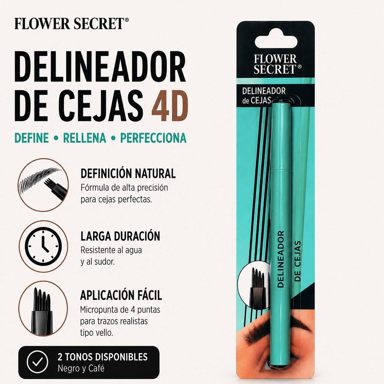 Delineador de Cejas Flower Secret 4D®