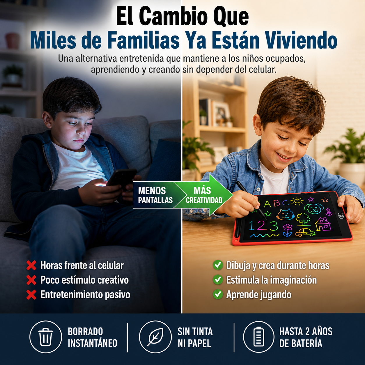 Pizarra Tablet Mágica LCD 10"