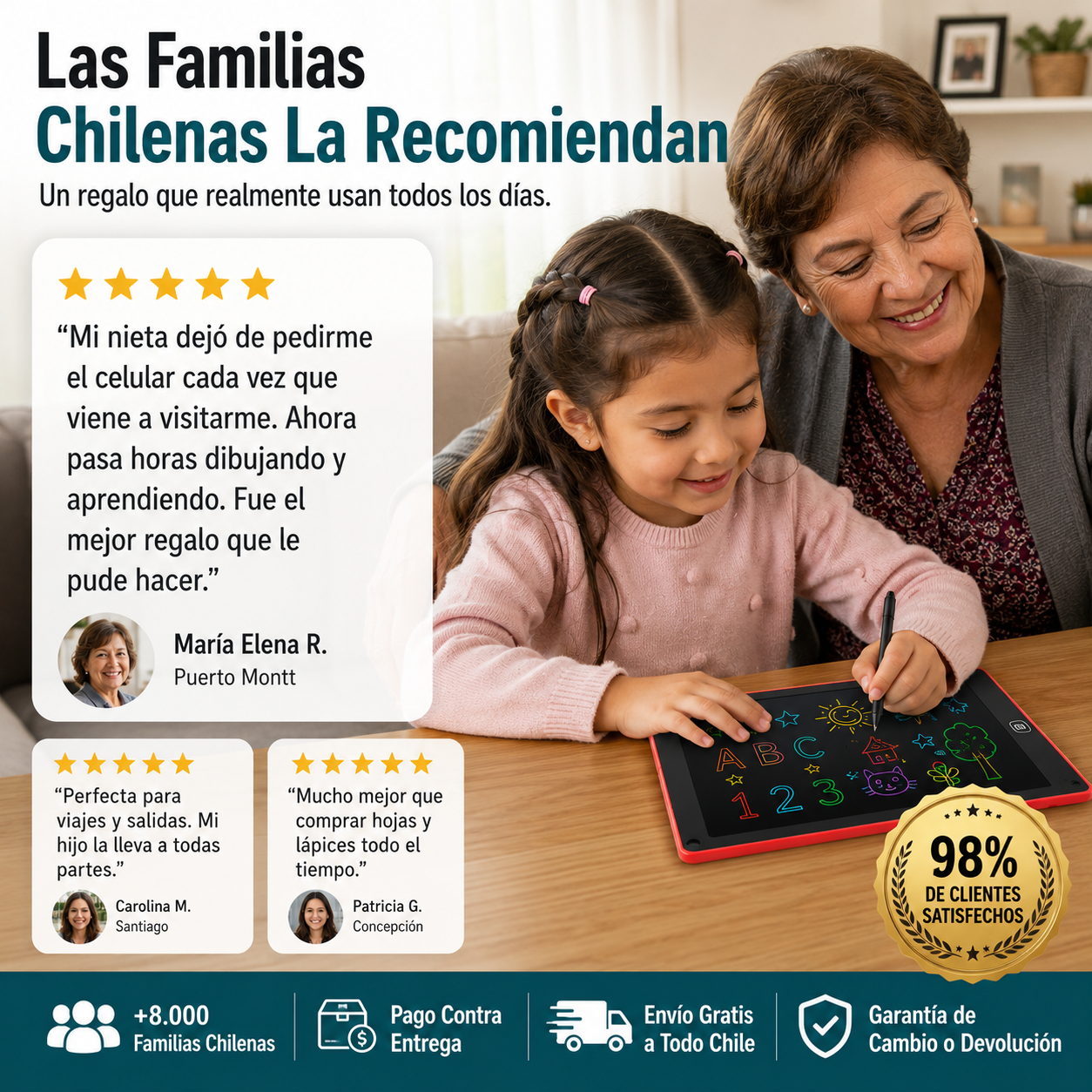 Pizarra Tablet Mágica LCD 10"