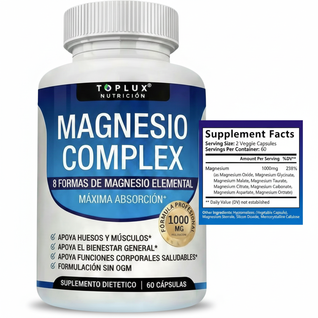 💥 2x1 Magnesio Complex 8 1000mg – Solo por hoy 🔥