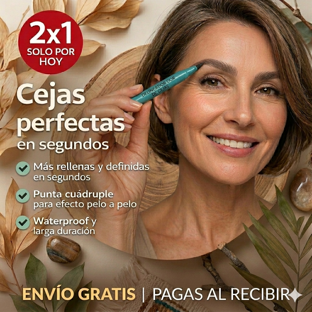 🔥 2x1 Delineador de Cejas Flower Secret 4D®