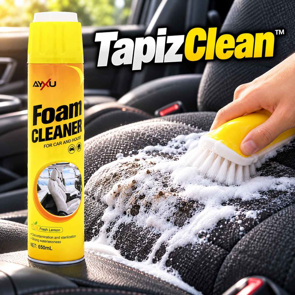 TapizClean™ — Espuma Limpiadora de Tapices
